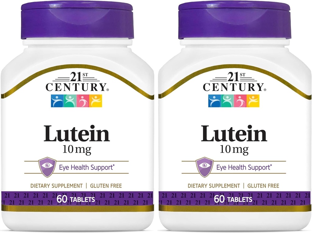 21. Century Lutein 10 mg tabletki, 60 sztuk (opakowanie po 2)