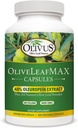 Ekstrakt Olivemax Olive Leaf Extract (40% Oleuroepin) + Organic Olive Leaf Powder + No Fillers + 300 Kapsułki wegetariańskie + Sourced from Spain and Productured in USA at GMP Facility