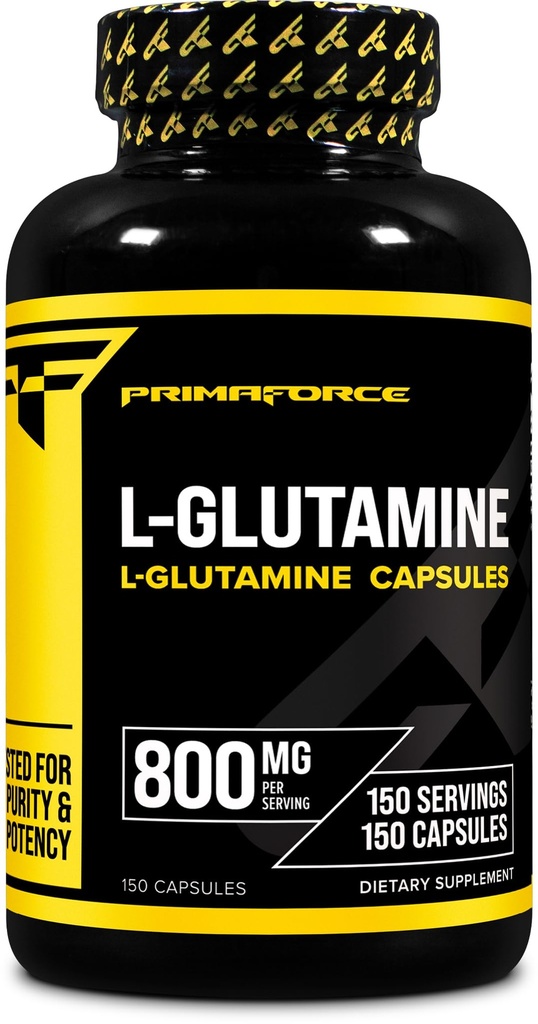 Primaforce L- glutamina, 800mg (150 kapsułek)