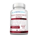 Zatwierdzone Science ® Mężczyzna Enhancement - Zwiększenie wydajności i zwiększenie napędu - 180 Vegan Friendly kapsułki (1 butelka)