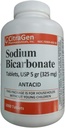 Biwęglan sodu Tabletki USP 325 mg (5 ziaren) na Relief of Acid Infersion, Heartburn, Sour Stomach & Upset Stomach 1000 Tabletki na butelkę przez CitraGen Pharmaceuticals Inc