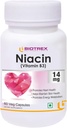 Generyczny Nutraceuticals Niacin 14 mg Witamina B3 z Inozytolem 50mg Suplement - 60 Kapsułek Veg