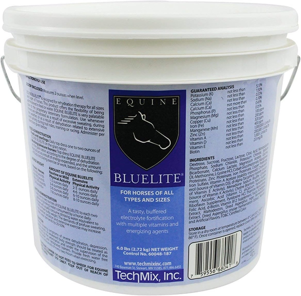 TechMix Equine BlueLite Powder, 6 funtów.