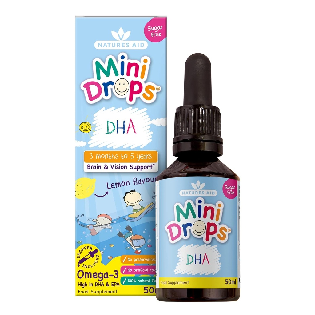 POMOC NATURALNA Dzieci Dha Drops, 50 ML