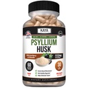 Kaya Naturals Psyllium Husk Kapsułki - 60 Hrabia 124; Wysokie Fiber Supplement Supplement 124; Żywność Zdrowie & Regularność 124; Gluten- Free, Non-GMO