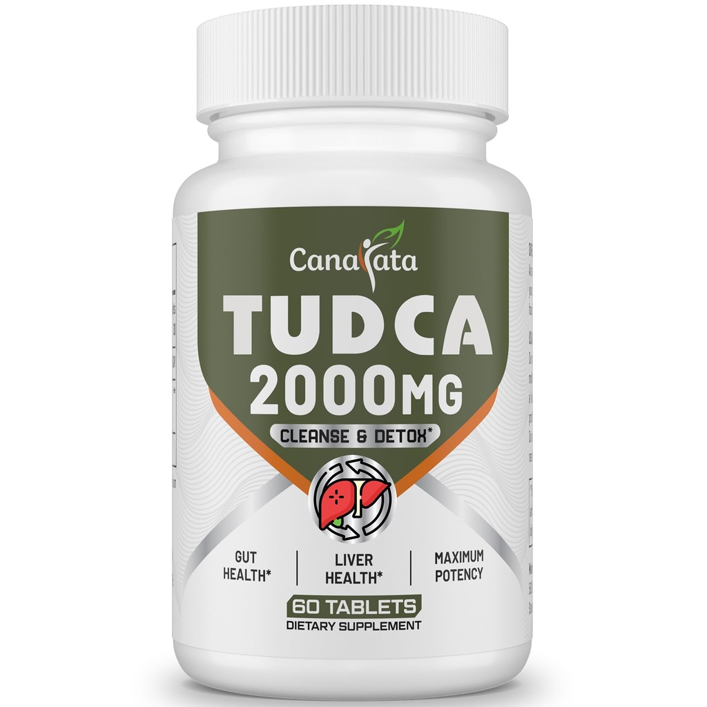 TUDCA Wątroba suplementy 2000mg - Silny Bile Salts Wsparcie wątroby Detox & Cleanse - Wątroba i pęcherzyk żółciowy Health Applica- Łatwy połykać tablets- 30 Days Supply