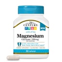 21. Century Magnezu Glicynian 200 mg Kapsułki na Podawanie, 90 Hrabia