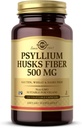Solgar Pyllium Husks Fiber 500 mg - 200 Kapsułki warzyw - Non-GMO, Wegan, Gluten Free, Dairy Free, Kosher - 100 Służenia