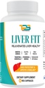 Wątroba Fit: 124; Czystość wątroby, Detox & Repair Formuła - Naturalny suplement wsparcia wątroby z ekstraktem Thistle mleka, Phyllanthus Amarus Extract, Picrorhiza Kurrora Extract, 60 Kapsułki