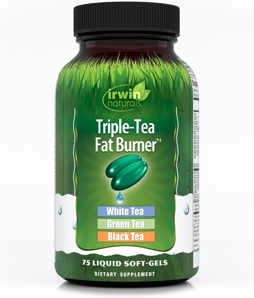 Irwin Naturals Triple Tea Fat Burner, 75 Płynne Softgels