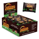 Driving Energy - Kofeinowana energia Bite Size Rozmiar - Dark Chocolate Mint Energy Fuel z 150mg kofeiny - Długoterminowa energia do siłowni, Trening, Dorośli - Wielki smak - Niskie węglowodany - Zdrowe przekąski - 50