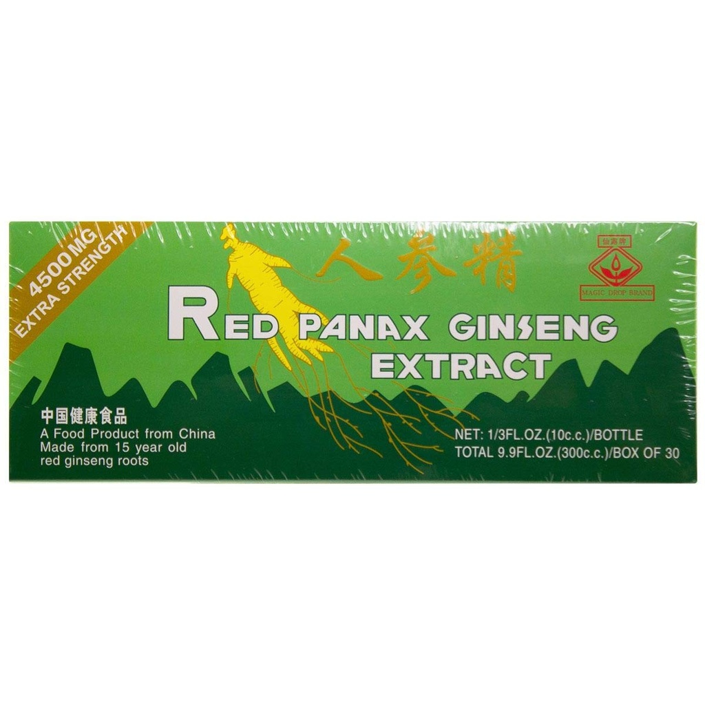 Globalny 20-letni czerwony Panax Ginseng Extract -Extra mocne- 10ml X 30 butelek - Value Pack