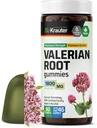 BIO KRAUTER Valerian Root Gummies - 1800 mg Siła - 90 Vegan Chews - No Melatonin - Relaks wsparcia i uspokojenie - Valerian Root Extract
