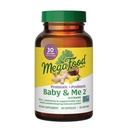 MegaFood Baby & Me 2 Prenatal Prebiotyki i probiotyki dla kobiet i rozwoju dziecka z 30 Miliard CFU, Wegetarian i Non-GMO, 60 Caps (30 Służenie)