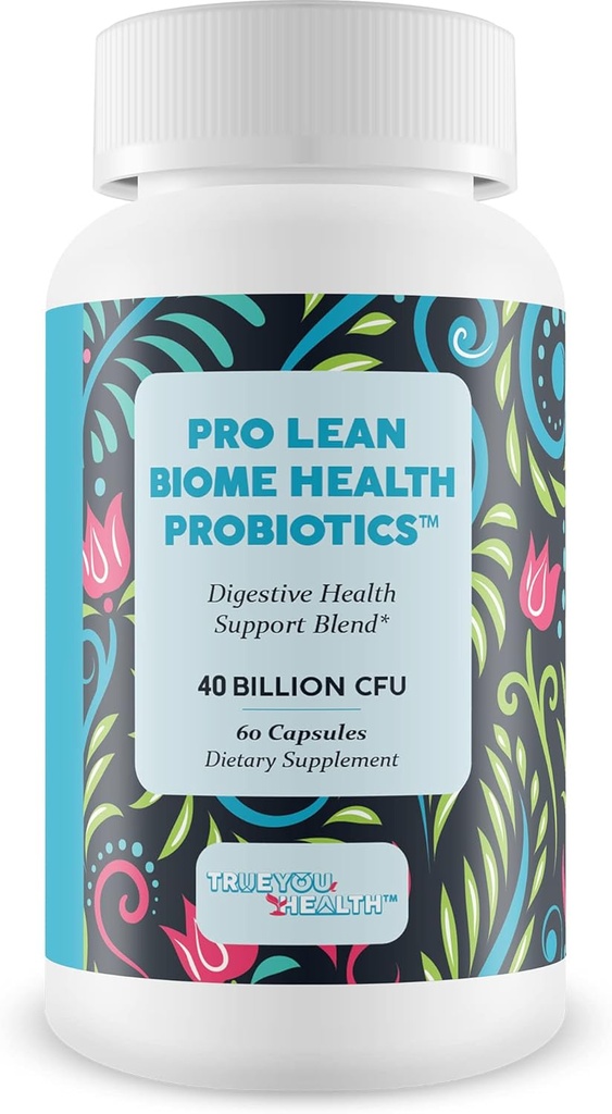 Pro Lean Biome Health Probiotics - Digestive Health & Immune Support - Poprawić mikrobiom Gut dla ogólnego zdrowia i poprawy energii - Probiotyczny i prebiotyczny mieszanka - Zdrowie zaczyna się w Gut
