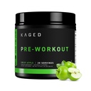 Kaged Original Pre Workout Powder Building 124; Krisp Apple Building 124; Pre- Kaged Building 124; Formented with Creatine, Beta Alaine, Pure Caepine Building 124; 20 Servings