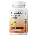 Balancebreens Bromelain 500mg, 120 kapsułki - ekstrakt ananasowy z digestive enzyme, wspomaga trawienie i suplement do wspólnego zdrowia