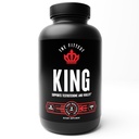 The Fittest King - Testosteron Booster Supplement - Wspiera Hormon Health, Stamina, & Siła - Obejmuje trawę karmione Bydlęcą Wątroba, Kości Marrow, Serce i jądro - 180 Kapsułki