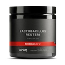 Toniiq 50 Miliard CFU Lactobacillus Reuteri Probiotic 50 mg na jedną porcję - L Reuteri Probiotics - Najwyższy CTU Count Lactobacillus Reuteri Probiotic - 60 Kapsułki wegetariańskie - 60 Słupki