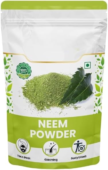 Organik Neem Proszek, Pimples Rozjaśnianie skóry Evens skóry Tone Beauty Food Stopień Naturalny Herba -100 gm