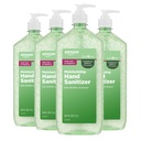 Basic Care - Aloe Vera Hand Sanitizer 62%, 34 fl oz (Opakowanie 4)