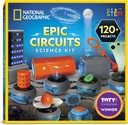National Geographic Circuit Maker Kit - Zestaw elektroniczny dla dzieci z 120 Projektami obwodów elektrycznych, Electric Circuit STEM Toy, Projekty elektroniczne, Zestaw obwodów elektrycznych dla dzieci, Zestaw energii elektrycznej