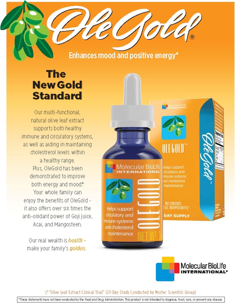 Ekstrakt oleGold- Liquid Olive Leaf - Hydroksytyrosol, Tyrosol i Oleuropein