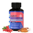 Premium Berberine Suplement 1200mg z Ceylon Cynamon - 90 Kapsułki wegan - Berberine HCL Suplement Non-GMO Gluten Free, Wsparcie immunologiczne