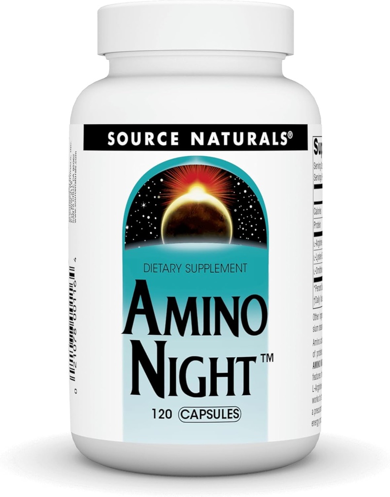 Źródło Naturals Amino Night - Advanced Amino Acid Formula * - 120 kapsułki