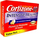 kortyzon 10 Maksymalny silny intensywne leczenie 1% hydrokortyzonu anty Itch Cream Dwa 20z Tubes, Razem 4 oz