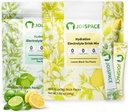 JOISPACE Electrolyte Drink Mix z polifenoli herbaty 124; Szybkie nawodnienie i elektrolity Boost 124; Non- GMO, Wegan, Gluten- Free Glutens 124; Lemon Tea & Lemon Lime Tea, 32 Servings