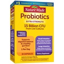Nature Made Probiotics for Digestive Health Dodatkowa siła 15 Miliard CFU z żywych kultur, Probiotyki dla kobiet i mężczyzn, 30 Probiotyczne kapsułki, 30 Day Supply