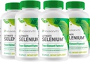 (MIĘDZYNARODOWE SHIPPING) Youngevity Ultimate Selenium 100 µg 4 Butelki 90 Kapsułek Każdy