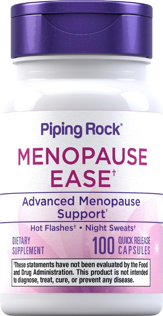 Paping Rock Menopauza Suplement dla kobiet 124; 100 Kapsułki 124; Zaawansowany Complex Supplement Supplement Description 124; z Black Cohosh, Red Clover, Chasteberry Between 124; Non- GMO, Gluten Free