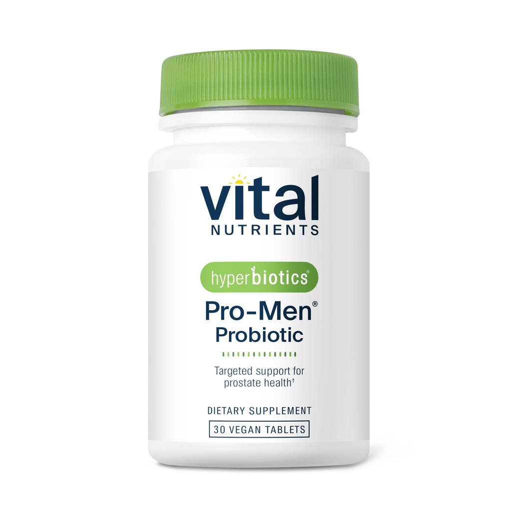 Hiperbiotyki Vital Nutrigents Pro Men Probiotyka 124; Zaawansowane Probiotyki dla mężczyzn 124; Klinicznie studiowane dla zdrowia Prostate, Bilans i Gut Health * 124; Gluten, Dairy, Soy Free Equipment 124; 30 Vegan Tablets