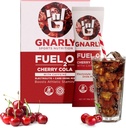Gnally Nutrition Fuel2O Electrolyte Puder Packs, Cherry Cola - roztwór elektrolitu, paliwo, uzupełnienie i odzysk - Fuel2O Endurance Nutrition - Cherry Cola, 10- Pack