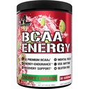 EVL BCAA Acids Acids Powder - BCAA Energy Pre Workout Powder for Muscle Recovery Lean Growth and Endurance - Nawodnienie post Workout Recovery Drink z naturalną kofeiną - Cherry Limeade