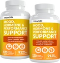19- in-1 Peruwiańskie kapsułki korzeniowe Maca - 9125 mg Aszwagandha Suplementy z Maca Fenugreek & Ginseng (120 kapsułek), Opakowanie 2