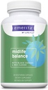 Emerita by Life- flo Midlife Balance, Menopauza Supplements for Women, Zdrowe wsparcie równowagi z Black Cohosh i Red Clover, 60- Day Guarantee, Nie testowane na zwierzętach, 30 Sług, 60 VegCaps