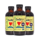 ChildLIFE ESCENTIALS Pierwsza Obrona - Dzieci Wsparcie immunologiczne, Wsparcie immunologiczne dla dzieci, Toddlers 1-3, Dzieci 6 Miesiące +, Syrop witaminowy z Elderberry, Cynk, Nie GMO, Gluten Free - 4 Fl Oz (Opakowanie 3)