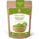 SPICY ORGANIC Neem Proszek - 4 oz. - Certified USDA Organic -Non-GMO - Świeże suszone Neem Leaves Proszek dla zdrowych włosów i skóry - Azadirachta Indica Ayurvedic Herb dla ogólnego Wellbeing