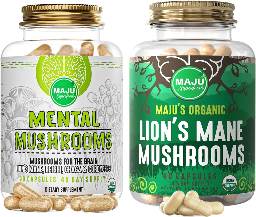 Maju Superfoods Mushroom Kapsułki Bundle