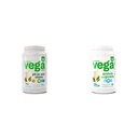 Vega Organic All- in- One Vegan Protein Powder & Protein and Greens Protein Powder, Vanilla - 20g roślin Białko Plus warzywa