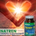 Bioterapia Natren Trenev Trio Probiotic kapsułki - Trzy-in- One Dairy Free Dietetic Supplement - dla zdrowej flory jelitowej, Pokarm i Wchłanianie - 30 Kapsułki Każdy z 30 Miliard CFU