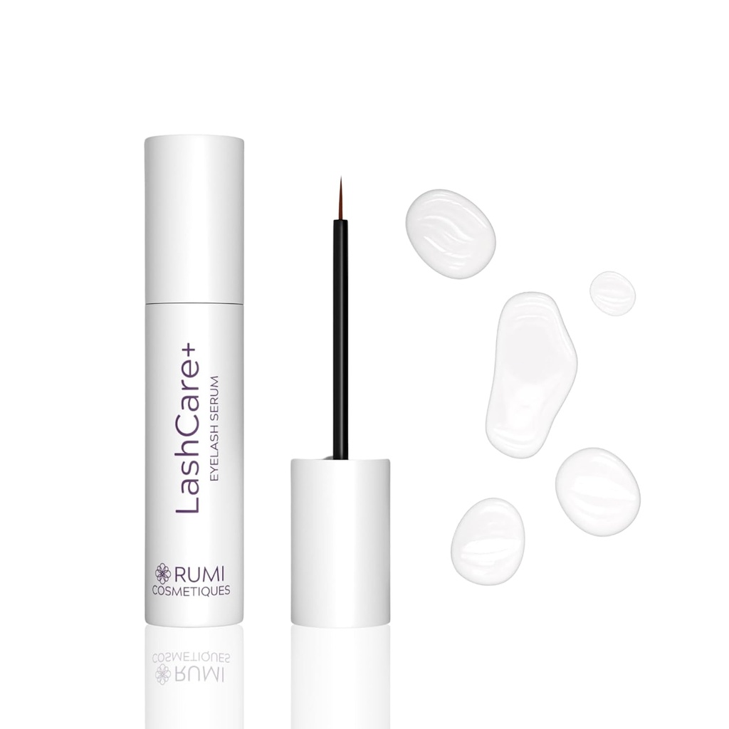 LashCare + Eyelash Wzmacnianie surowicy dla starszych kobiet - Dłuższe, Grubsze rzęsy w 12 tygodniu - Dla wrażliwych oczu, Natural Growth - Wzmacnianie, Warunkowiec dla długich rzęs (1 ml (1 miesiąc dostaw))