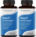 Pros- T - Prostate Supplement Supplement - Piła Palmetto, Fitosterol, Cynk, Nettle, Witamina D-3 & B6 - Promowanie zdrowej funkcji prostaty i normalnego przepływu moczu - Poprawa tkanki tłuszczowej - 60 Softgels (Opakowanie 2)