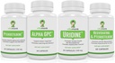VitaMonk Resveratrol, Pterostilbene, Alpha GPC i Uridine Bundle - długowieczność i pobudzanie mózgu Stack
