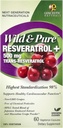 Gencurals Naturals Wild & Pure Resveratrol Kapsułki wegetariańskie, 60- Hrabia 124; Promotuje zdrowie serca 124; Anti Starzenie 124; Ogólny Wellness