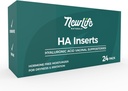 Natury NewLife Hyaluronic Acid Podpory pochwowe dla kobiet, Nawilżacz waginalny, Suchość Rozdrażnienie, Popartum, Menopauza Relief & Support, 24 Wstawki, 2 Dostawa Miesiąc
