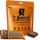 Bary Braven Bar Chocolate Energy (1.59 oz, Pack of 10) - Przeżuwacze energetyczne z 5 g białka - Przekąski On- the- Energy for Running, Turystyka i Sport - Gluten Free Snacks for Trwała Energy Boost